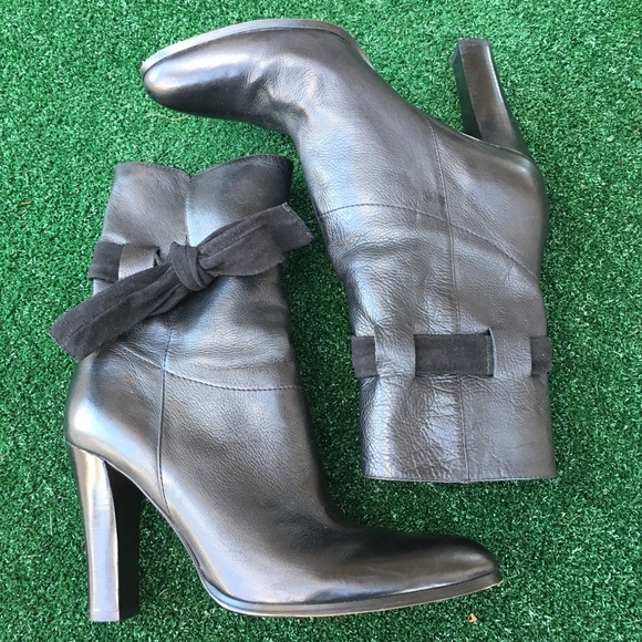Charles David Shoes - Charles David Ankle Boot With Sash Tie Size 7 1/2